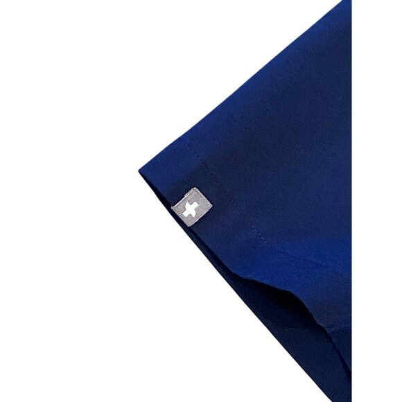 Figs Mens Leon Three-Pocket Scrub Top Size XL Navy Nursing Healthcare Lab FM1500 - Picture 3 of 11